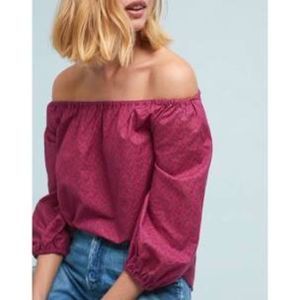 Anthropologie off the shoulder top (Maeve)